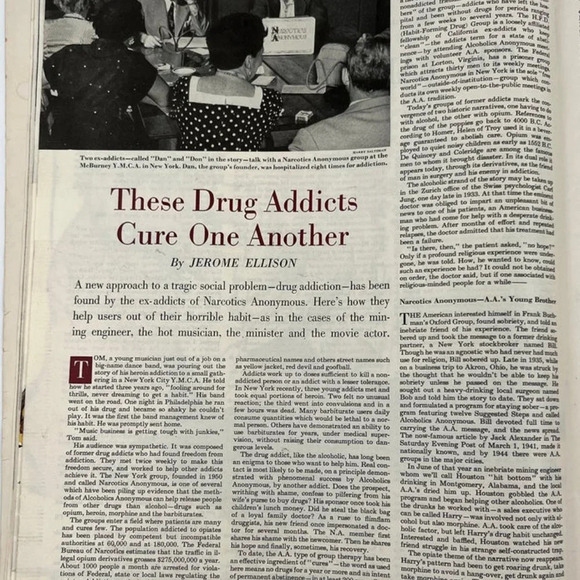 Saturday Evening Post from August 7,1954 - The Drug Addicts Who Cure One Another - Picture 2 of 11